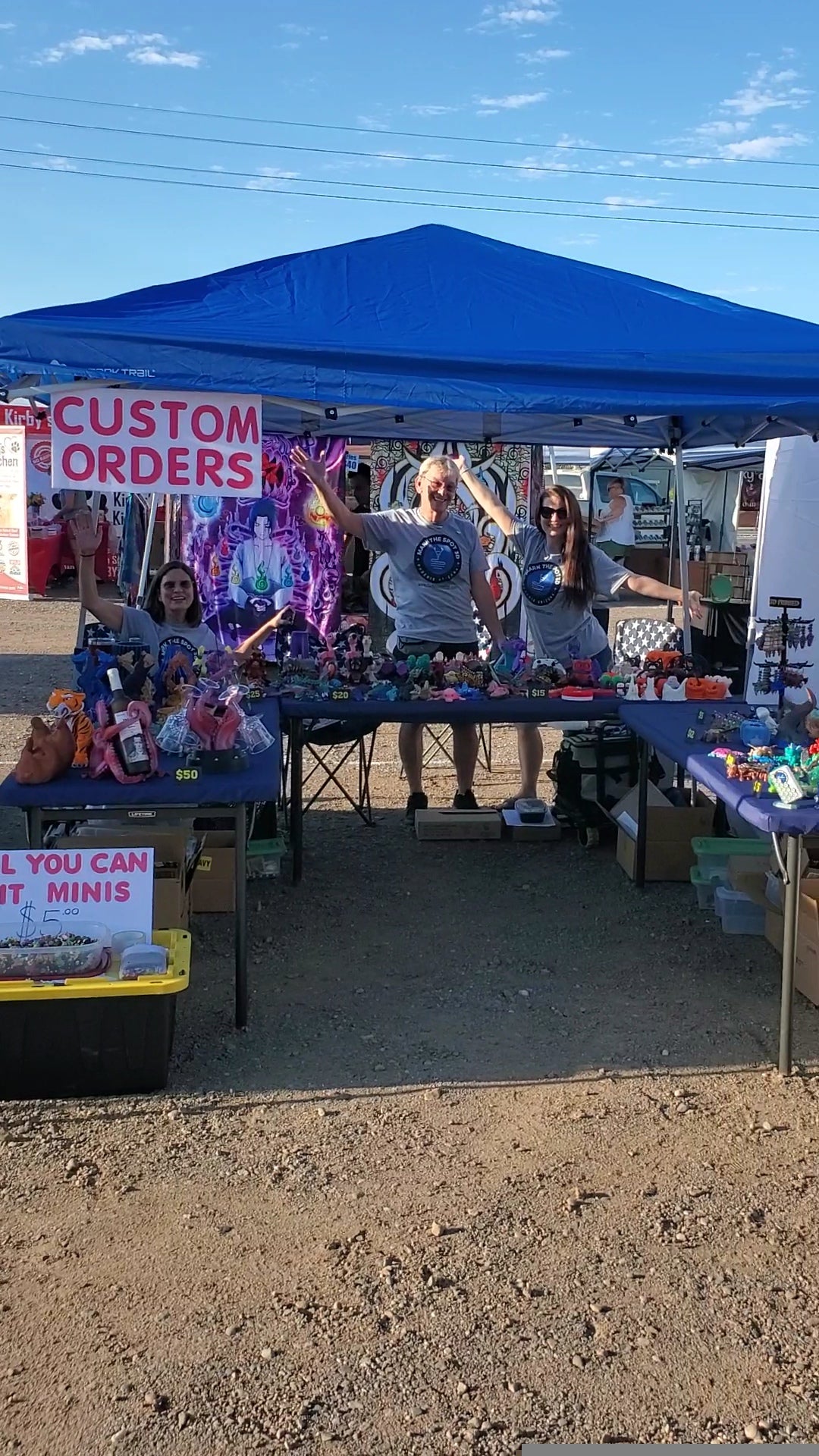 MarktheSpot3D booth at farmers market