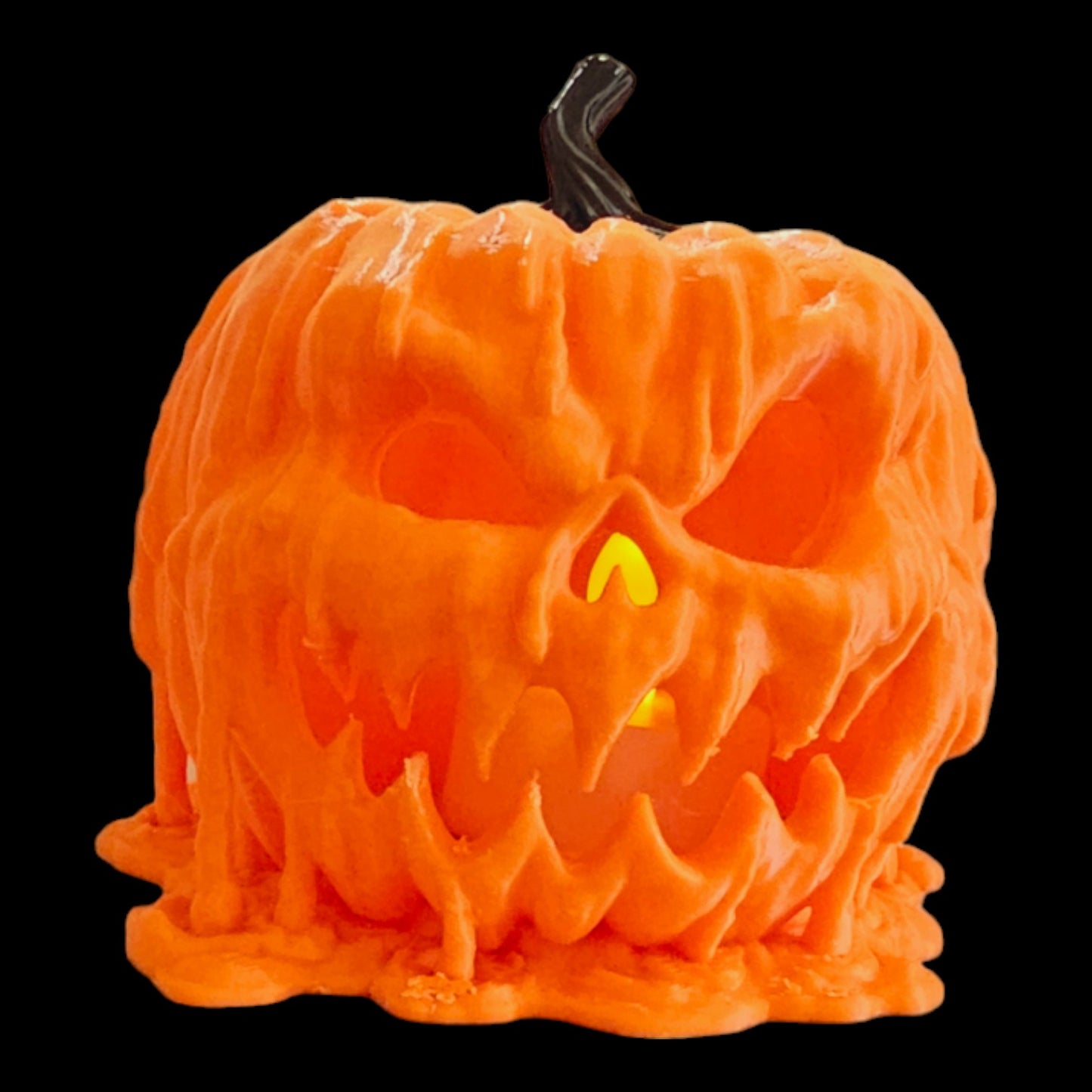 Melting Pumpkin Tealight Holder
