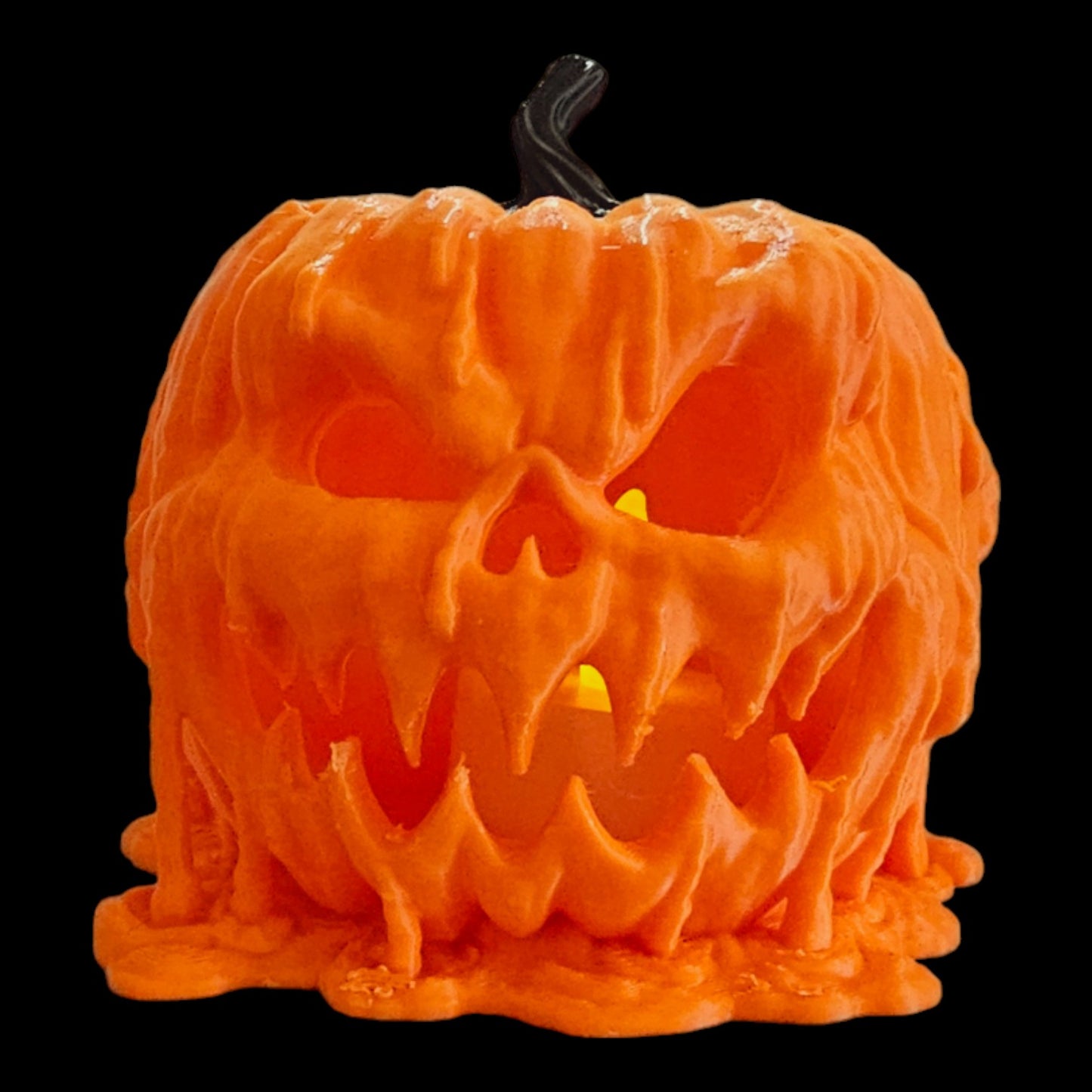 Melting Pumpkin Tealight Holder