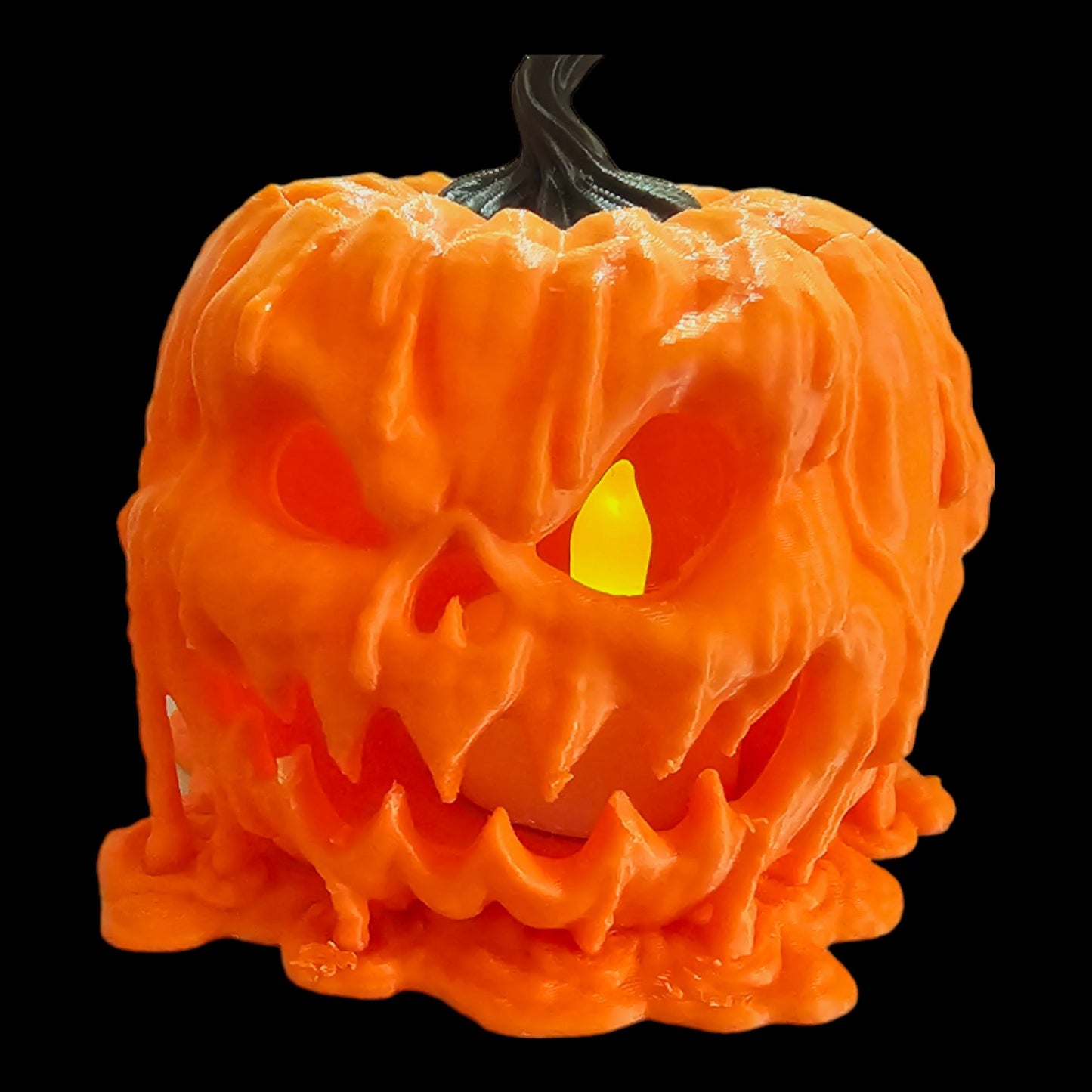 Melting Pumpkin Tealight Holder