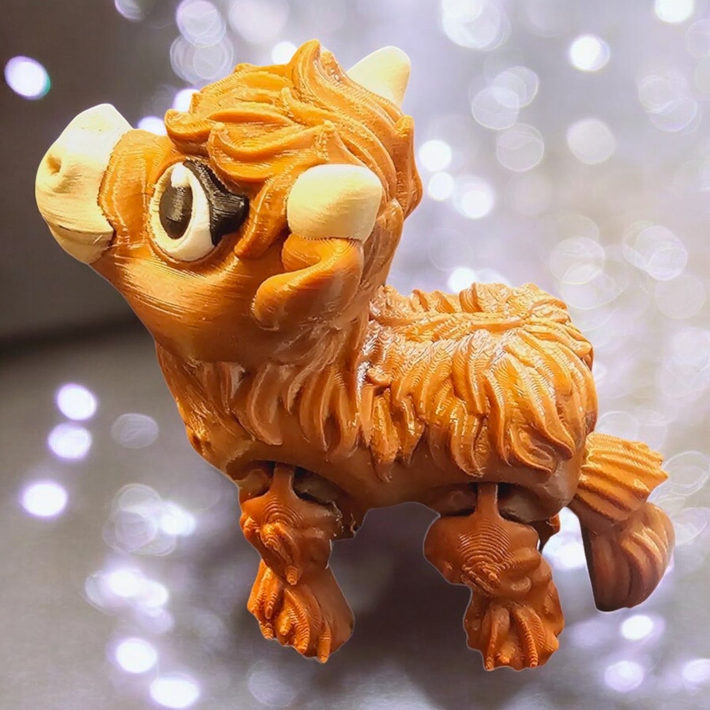 Articulating Highland Cow