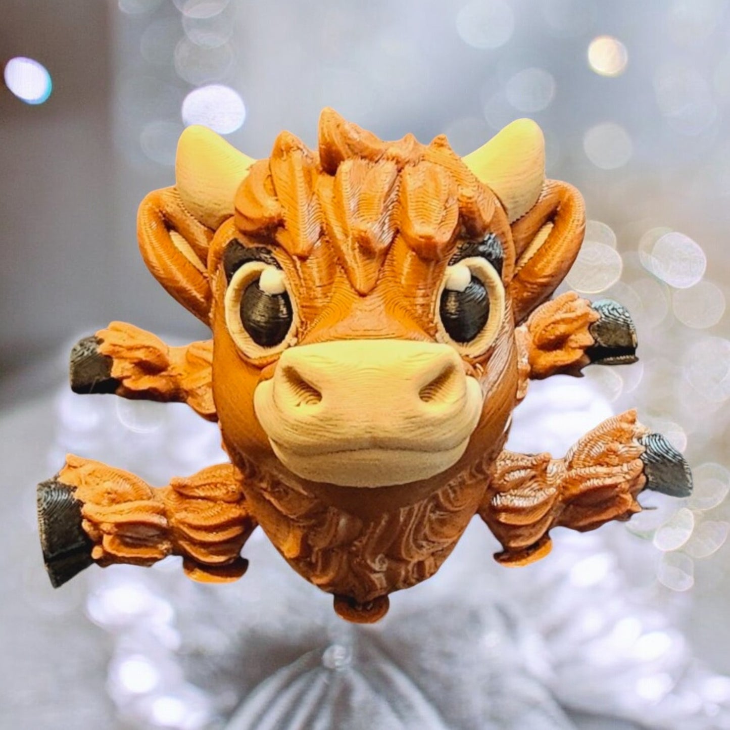 Articulating Highland Cow