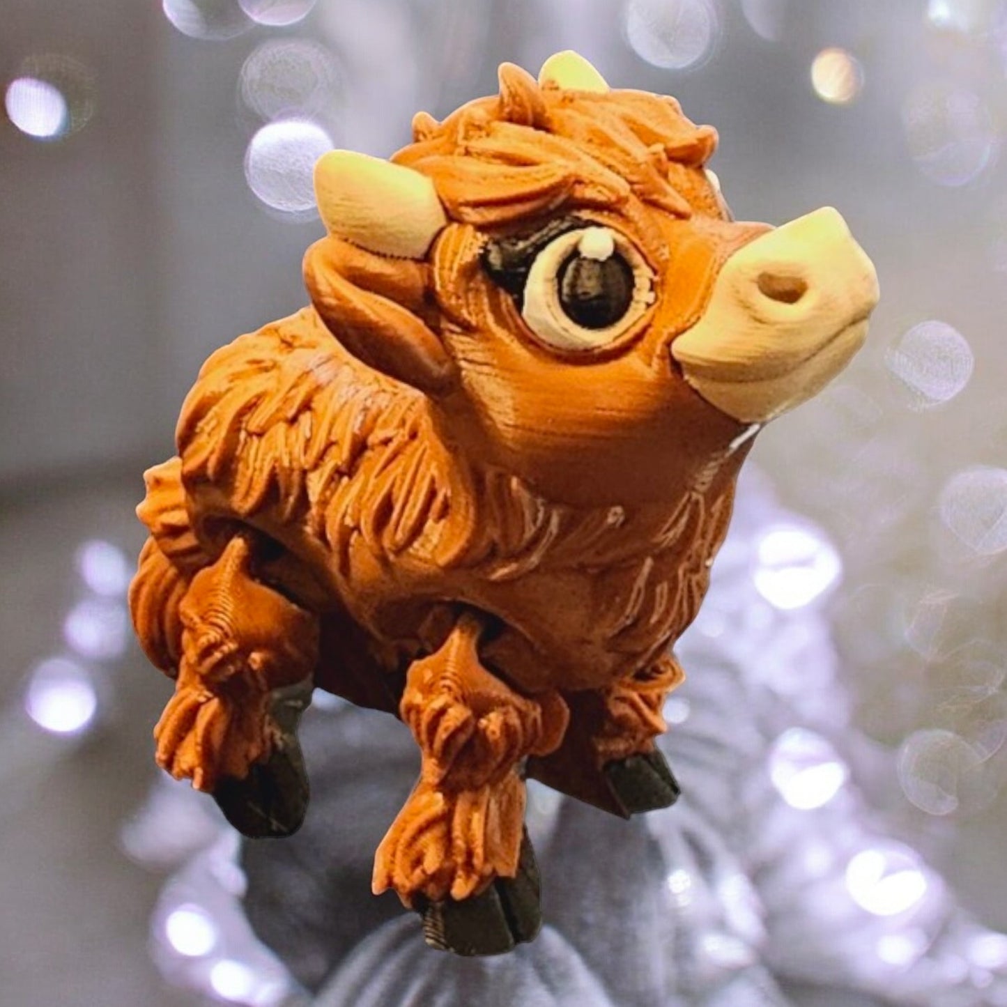 Articulating Highland Cow