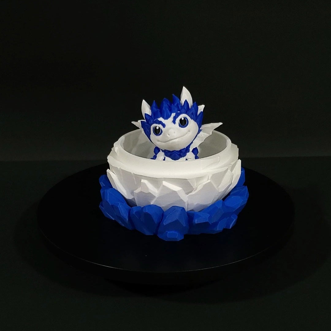 Baby Crystal Dragon & Egg