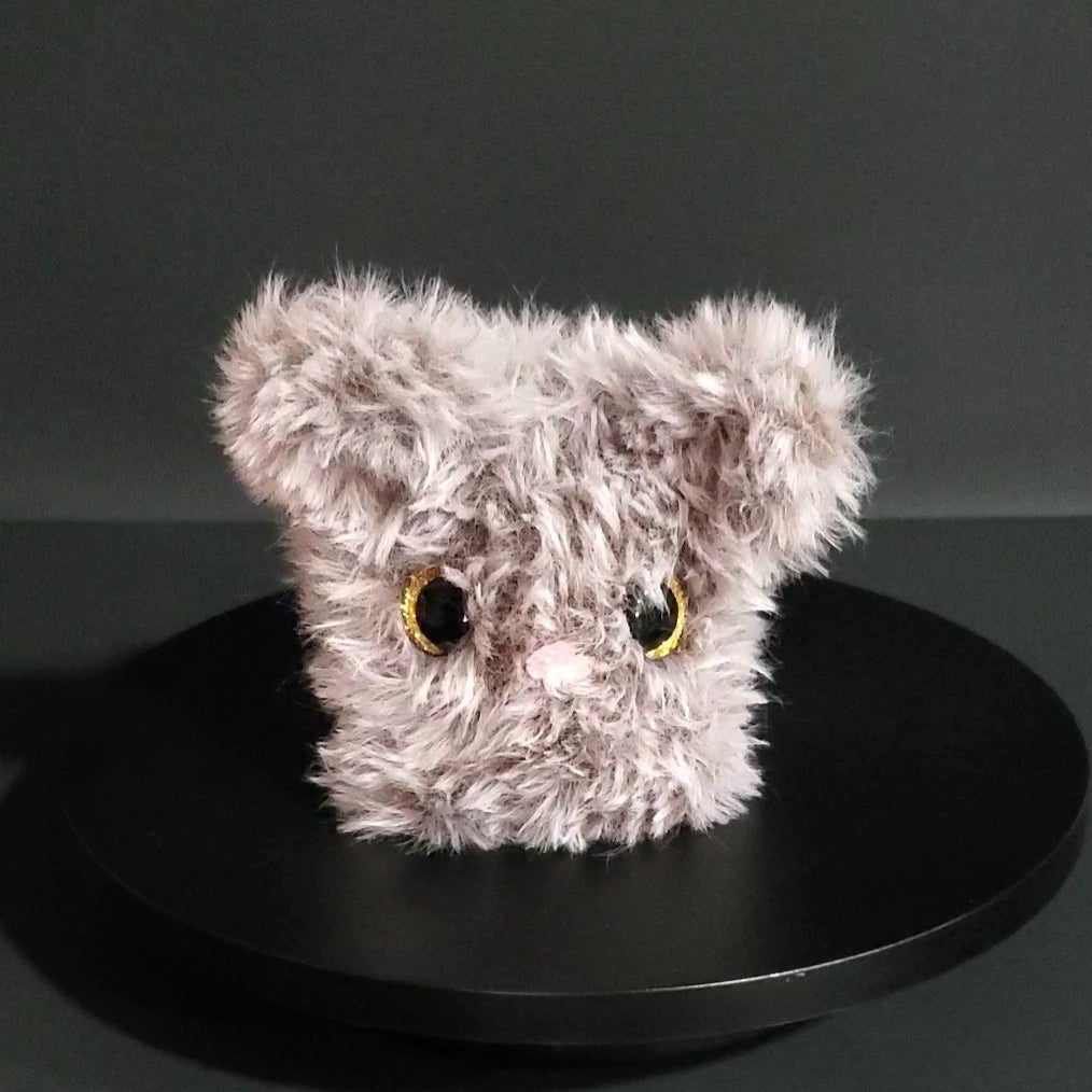 Crochet Fuzzy Cat