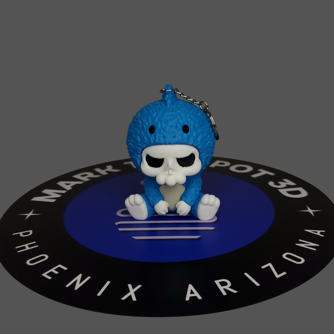 Shark Skeleton Keychain