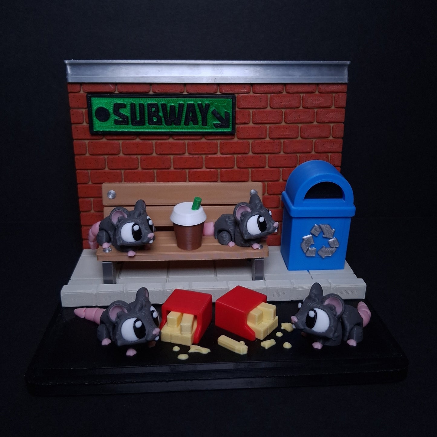 Subway Rat Play Set