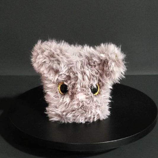 Crochet Fuzzy Cat